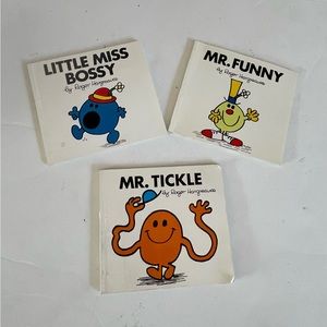 Little Miss‎ Bossy, Mr.Funny, Mr.Tickle books